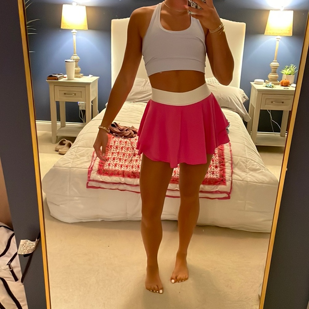 lululemon court rival skirt SONIC PINK